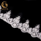 Nice Wedding Dress 3D Flower Lace Trim Graceful Embroidery For Garment