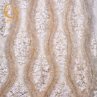 Haute Sequined Couture Lace Fabric Luxury Flower Embroidered