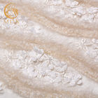 Haute Sequined Couture Lace Fabric Luxury Flower Embroidered