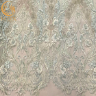 Elegant Bridal Dress 3D Embroidery Lace Fabric By The Yard Handmade